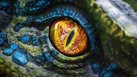 Dinosaur eye from Jurassic World