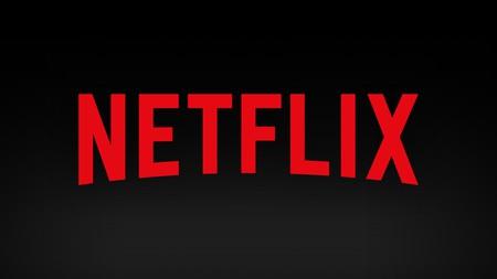 Netflix logo on black background