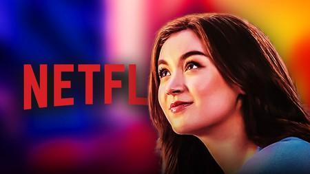 Anna Cathcart as Kitty, Netflix logo.
