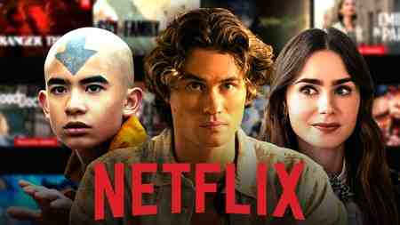 Netflix, logo, Avatar The Last Airbender, Outer Banks, Emily in Paris