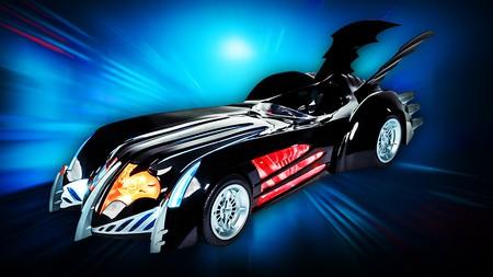 Batmobile from Batman and Robin in Lego