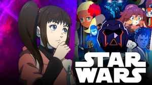 Lah Kara, Star Wars logo, Star Wars Visions poster