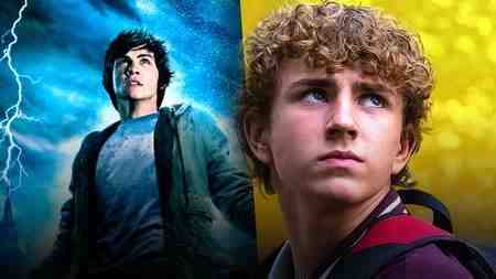 Logan Lerman as Percy Jackson, Walker Scobell as Percy Jackson.