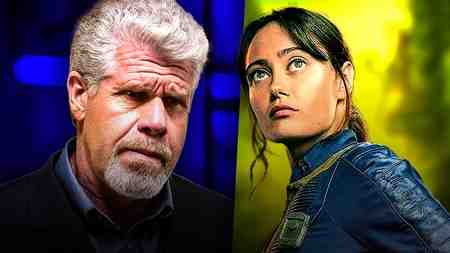 Ron Perlman, Ella Purnell as Lucy in Fallout