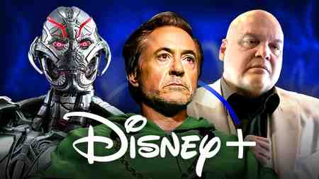 Ultron, Robert Downey Jr. as Doom, Vincent D'Onofrio as Kingpin, Disney+ logo
