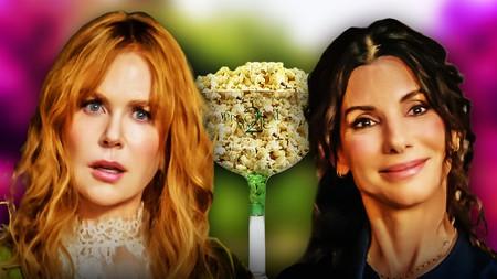 Practical Magic 2 margarita glass popcorn bucket, stars Nicole Kidman and Sandra Bullock.