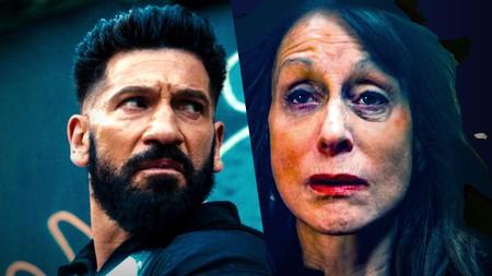 Frank Castle aka Punisher, Ma Gnucci in The Punisher One Last Kill Disney+ Special Presentation