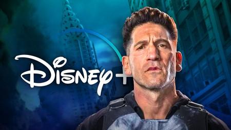 Jon Bernthal as The Punisher, Disney Plus logo