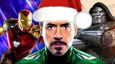 Doctor Doom, Iron Man, Robert Downey Jr. Santa Hat