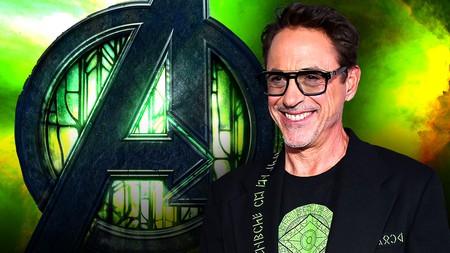 Avengers Doomsday logo and Robert Downey Jr.