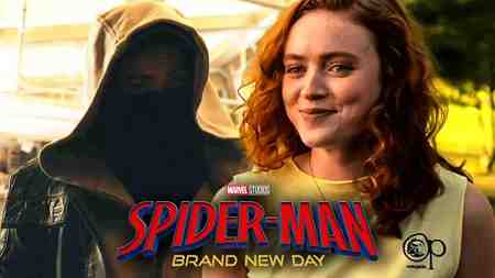 Spider-Man: Brand New Day logo, Sadie Sink.