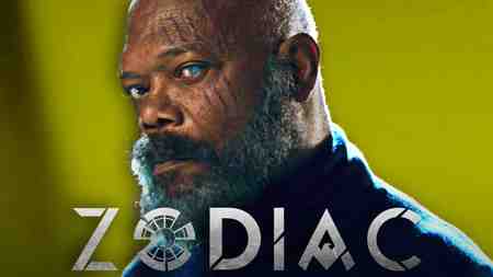 Samuel L Jackson Nick Fury, Zodiac Logo.