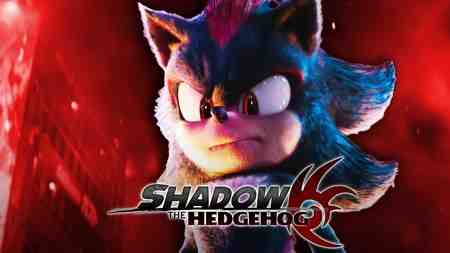 Shadow The Hedgehog in Sonic 3 Movie and Logo