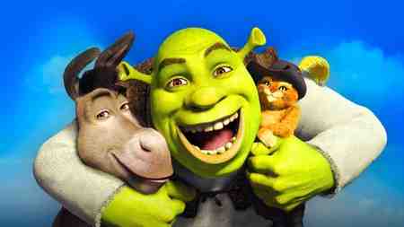 Shrek, Donkey, Puss in Boots