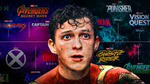 Tom Holland's Spider-Man, MCU movie slate logos