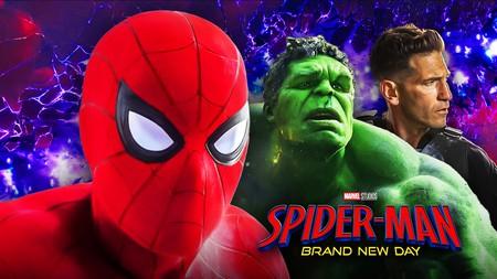 Spider-Man, Hulk, and Punisher; Spider-Man: Brand New Day logo.
