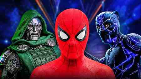 Doctor Doom, Spider-Man, Black Panther.