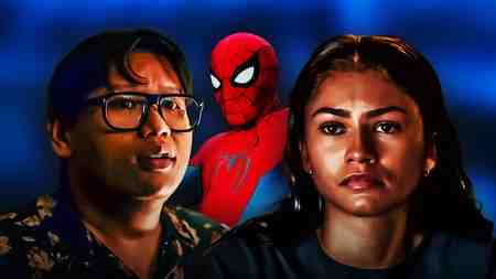 Ned, Spider-Man, MJ.