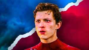 Tom Holland no mask Spider-Man.