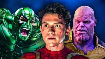 Tom Holland as Spider-Man, Scorpion, Thanos.