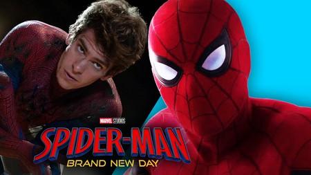 Andrew Garfield Spider-Man, Tom Holland Spider-Man, Brand New Day Logo
