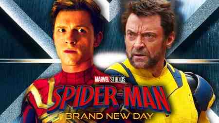 Tom Holland Spider-Man, Hugh Jackman Wolverine, Brand New Day Logo