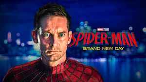 Tobey Maguire, Spider-Man: Brand New Day logo.