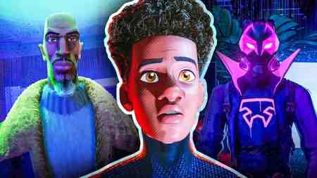 Animated Prowler and Miles Morales.