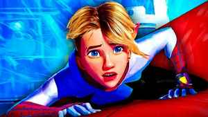 Gwen Stacy in Spider-Verse movie.
