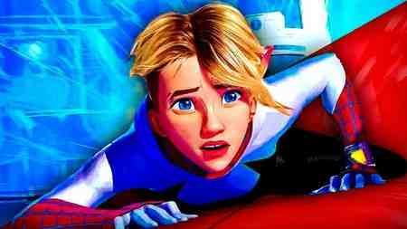 Gwen Stacy in Spider-Verse movie.