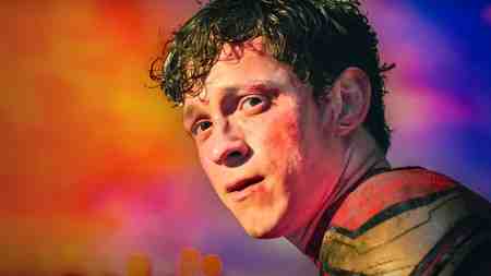Spider-Man, played by Tom Holland