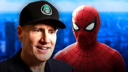 Kevin Feige, Tom Holland as Spider-Man.