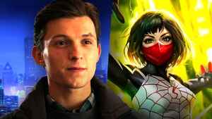 Tom Holland as Peter Parker, Silk from Marvel Comics