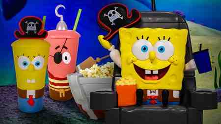 SpongeBob SquarePants 2025 movie popcorn theater merch