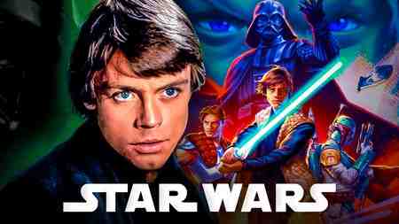 Luke Skywalker, Star Wars Legends cover, Star Wars logo