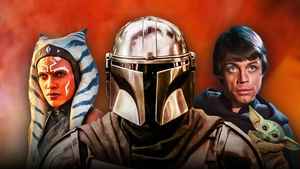 Ahsoka, Mandalorian, Luke Skywalker, Grogu.