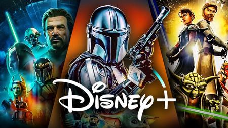 Disney+ logo, The Mandalorian, The Clone Wars, Zero Company.