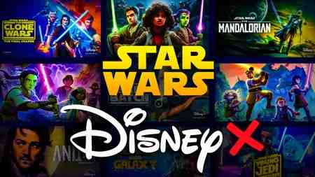 Star Wars and Disney, High Republic Era covers with show posters