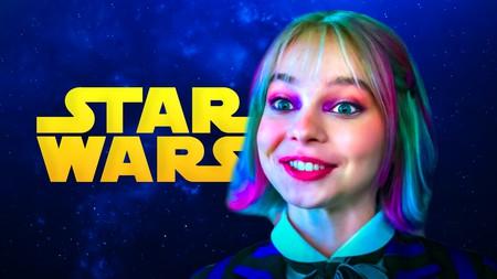 Star Wars logo, Emma Myers from Wednesday