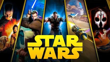 Star Wars video game posters, logo