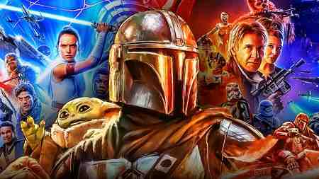 Star Wars Force Awakens poster, The Mandalorian