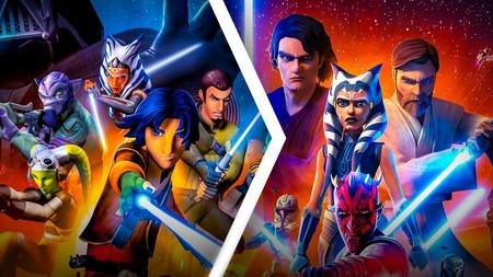Star Wars Rebels and Star Wars The Clone Wars posters