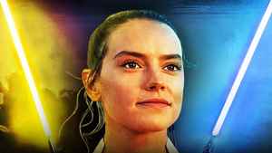 Rey Star Wars with Lightsabers