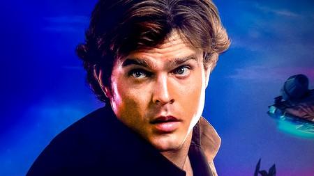 Solo a Star Wars Story photo of Han Solo's face