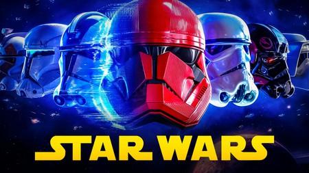 Stormtrooper helmets, Star Wars logo