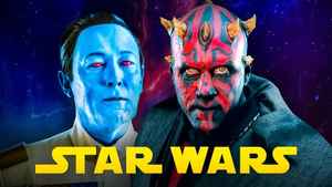 Thrawn, Darth Maul, Star Wars logo