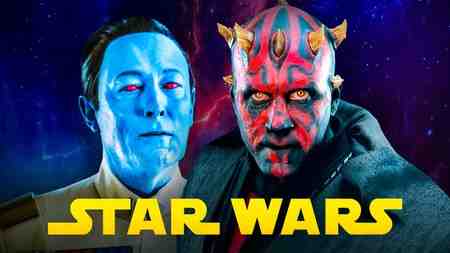 Thrawn, Darth Maul, Star Wars logo