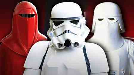 Royal Guard Trooper, Stormtrooper, Snowtrooper Star Wars