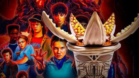 Stranger Things 5 wallpaper, popcorn bucket
