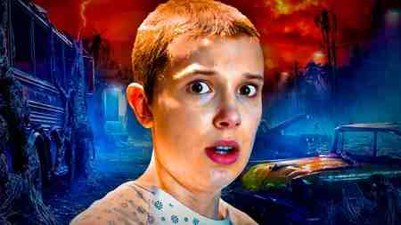 Stranger Things Eleven scared